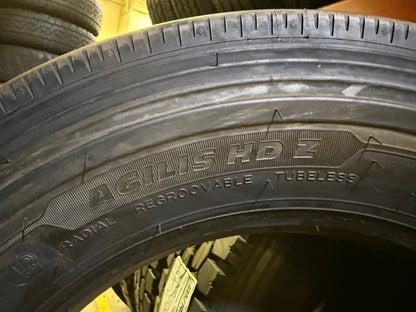 (6) 225/70/19.5 Michelin Agilis HD Z 225/70R19.5 128N 14 Ply LR G tires