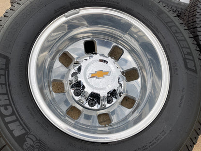 18" Chevy Silverado GMC Sierra 3500 Dually rims wheels OEM 14127 14129 SET NEW