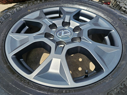 18" Toyota Tacoma TRD OEM 10544 wheels rims Land Cruiser Tundra SET TOYO A/T NEW