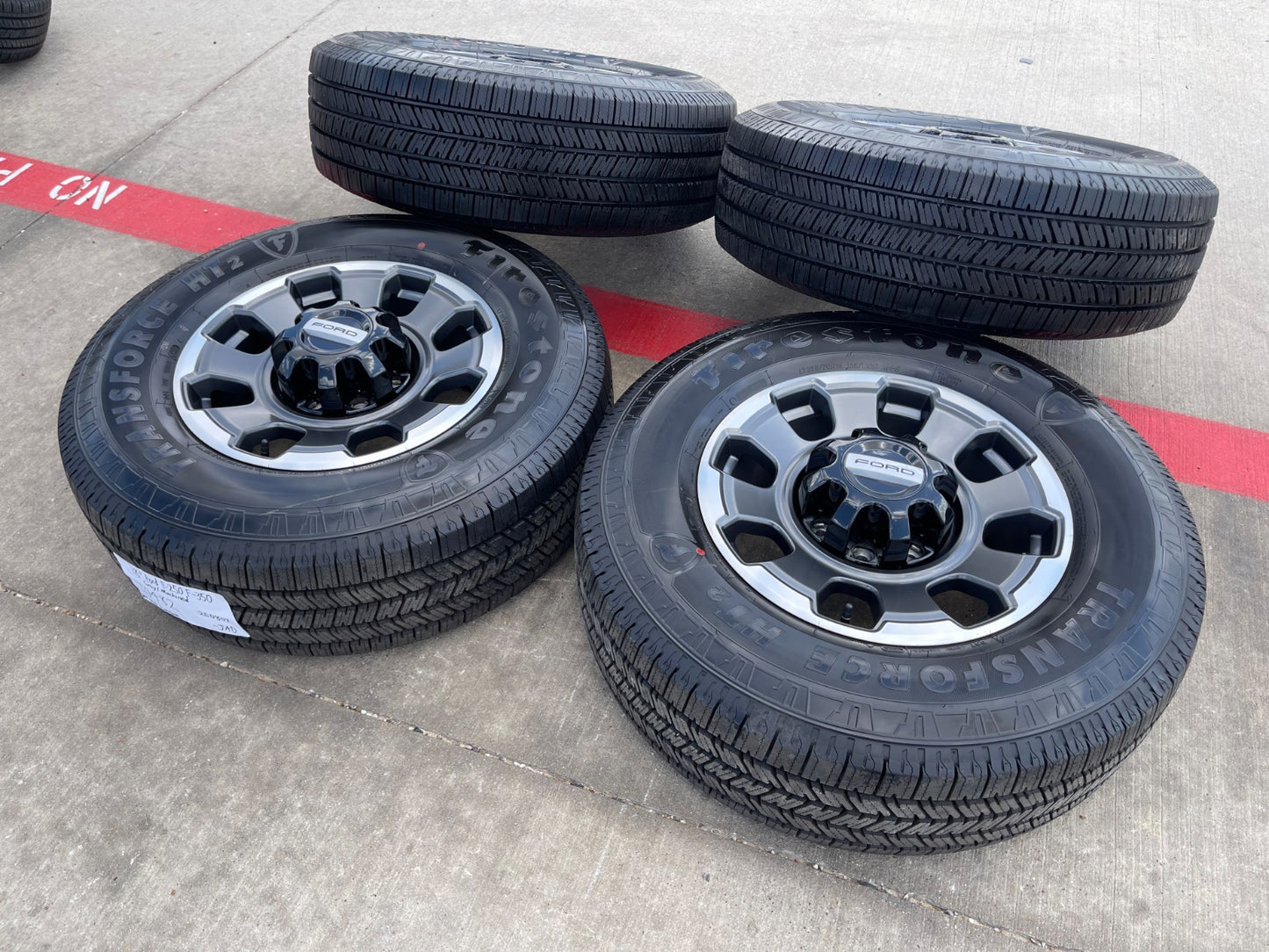 18" Ford F-250 F-350 OEM TREMOR rims wheels 10482 SET tires FIRESTONE H/T2 NEW