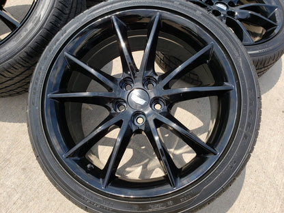20" Cadillac XTS CT6 CTS OEM 4698 black wheels rims tires