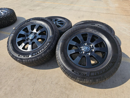 18" Toyota Land Cruiser OEM TRD black wheels rims 95952 Tundra Sequoia