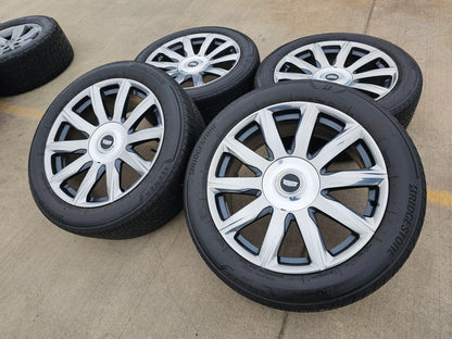 22" Cadillac Escalade Platinum OEM ORIGINAL 95078 4874 wheels rims BRIDGESTONE