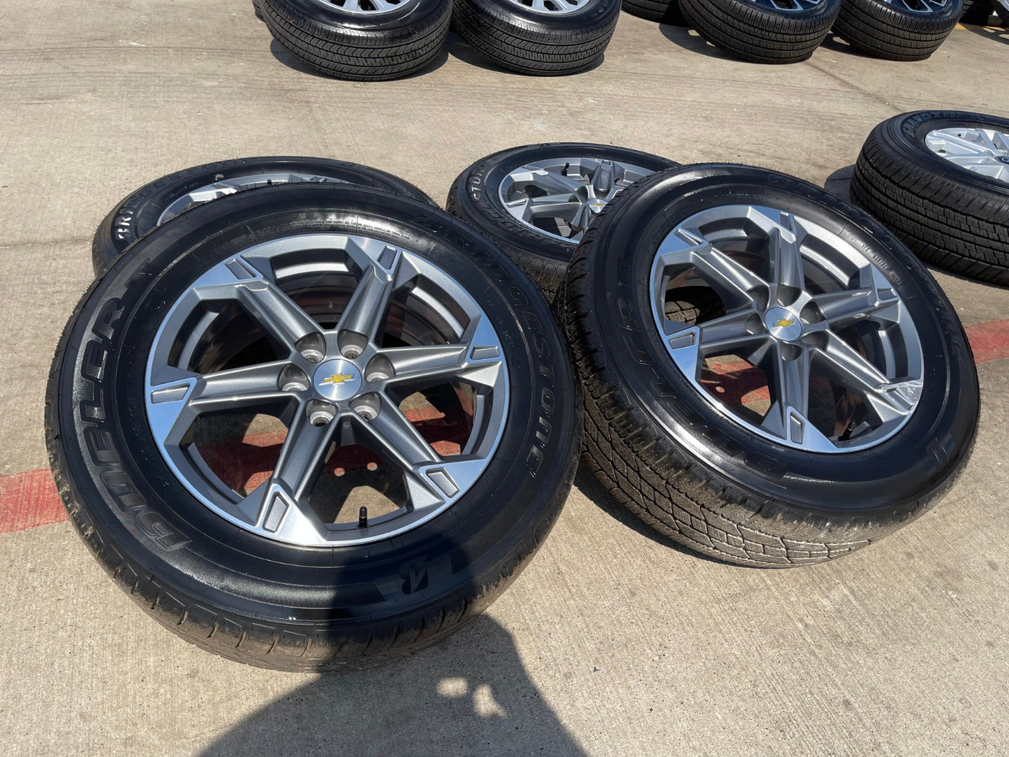 NEW 18" Chevy Blazer Traverse GMC Acadia OEM SET wheels rims # 14083 2018-2027