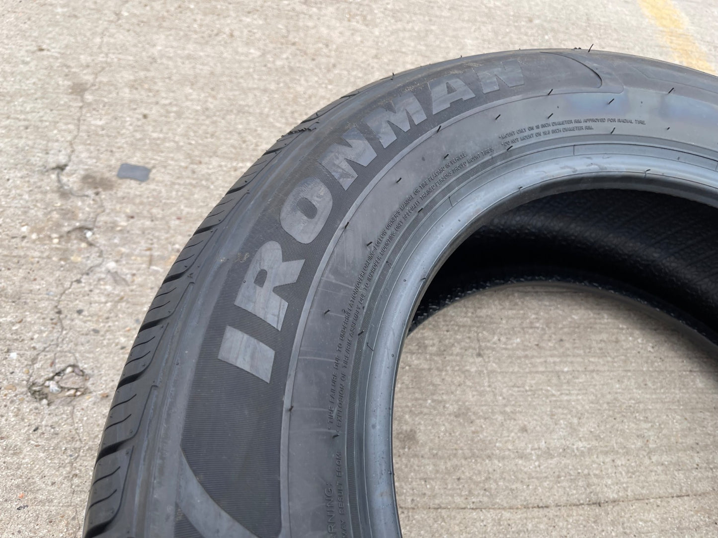 (1) 225/60/16 Ironman GR906 tire 225/60R16 98H NEW