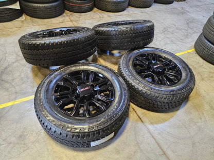 20" GMC Sierra Chevy 2500 OEM 14026 5957 BLACK DIAMOND wheels rims SET