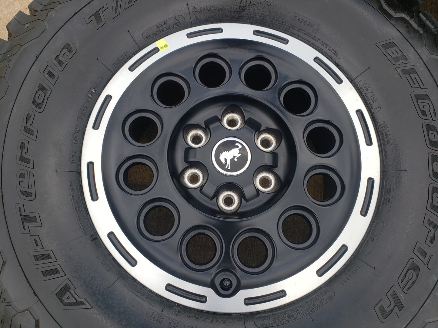 17" Ford Bronco HERITAGE SASQUATCH wheels rims tires 35" BFG NEW