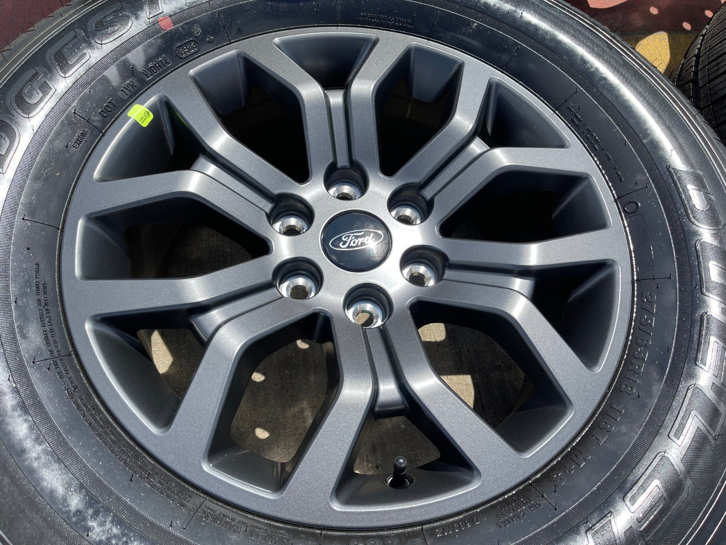 18" Ford F-150 TREMOR OEM rims wheels 10342 95351 Expedition BRIDGESTONE NEW