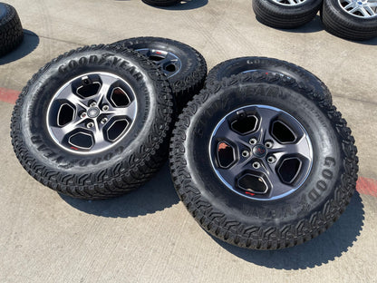 17" Jeep Wrangler Gladiator RUBICON OEM RIM# 9236 wheels rims SET FITS 2007-2027