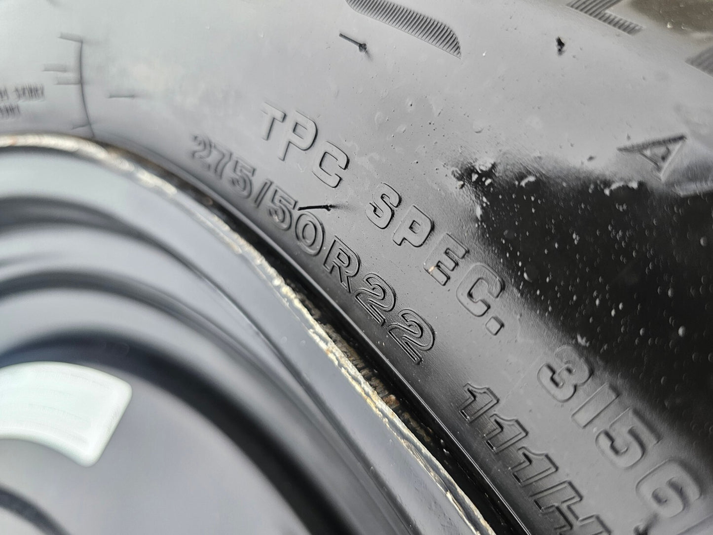 22" Chevy GMC Transport Steel OEM wheel rim Sierra Silverado Escalade tire
