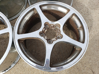 17"+ 18" Chevy Corvette Crome OEM chrome rims wheels 5102 5104 2000 2003 2004