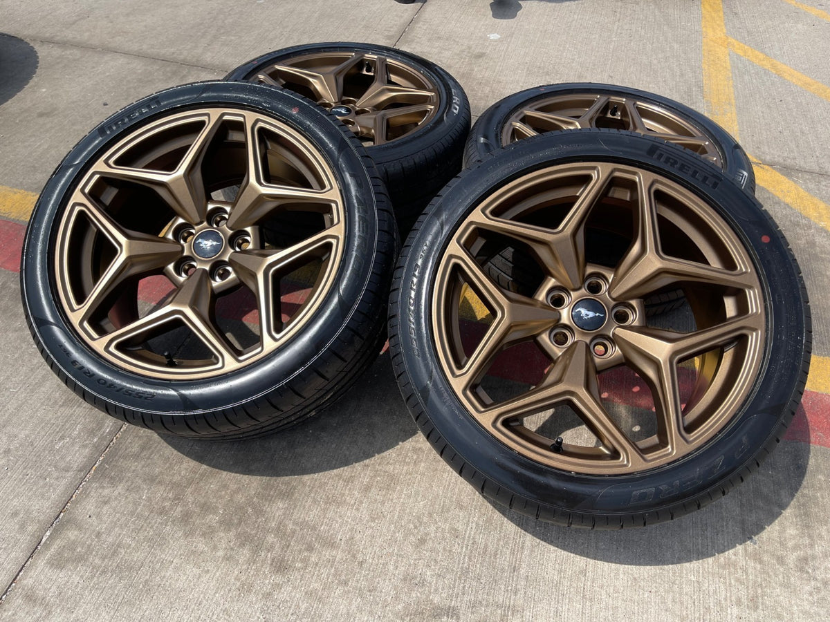 19" Ford Mustang GT Performance Track Pack OEM 10599 10602 wheels rims NEW