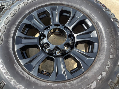 18" Ford F-250 F-350 TREMOR OEM rims wheels 10097 GOODYEAR DURATRAC A/T 35" SET