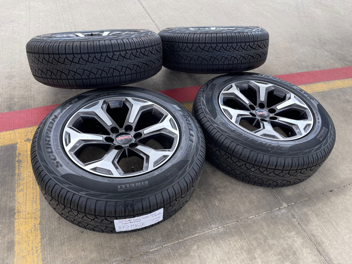 20" GMC Sierra AT4X Canyon Chevy Silverado OEM wheels rims 2025 2026 2027 NEW