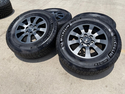 18" Toyota Land Cruiser OEM TRD wheels rims 95952 Tundra Sequoia MICHELIN