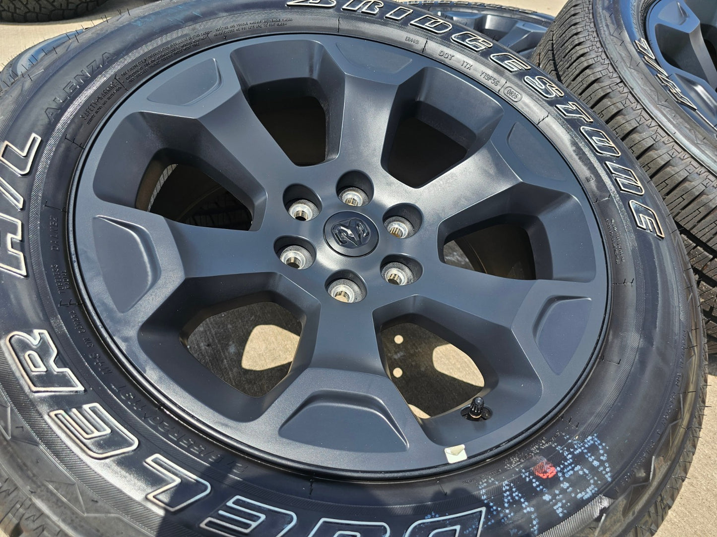 20" Dodge Ram 1500 OEM Laramie Black 2680 wheels rims tires 2024 2025 2026 NEW