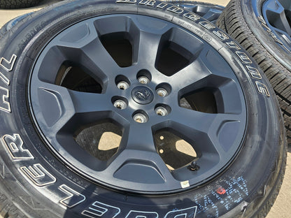 20" Dodge Ram 1500 OEM Laramie Black 2680 wheels rims tires 2024 2025 2026 NEW