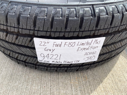 22" Ford F-150 LIMITED Plus OEM 94221 rims wheels Expedition 2025 2026 2027 SET
