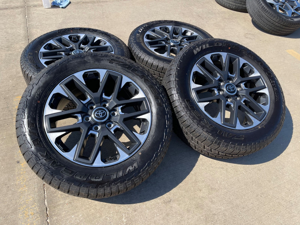 20" Toyota Tundra TRD wheels rims OEM 75276 95295 TSS Sequoia SET FALKEN A/T NEW