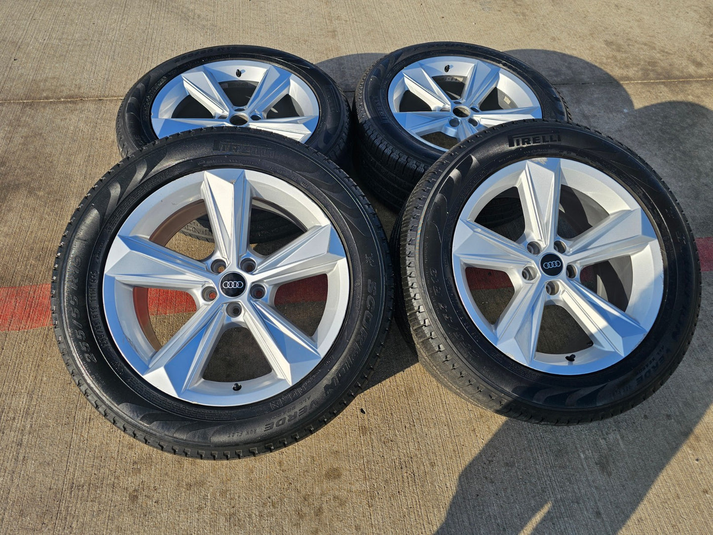 19" Audi Q7 OEM wheels rims Q8 RS S VW Atlas 12052 tires 2022 2023 2024 2025