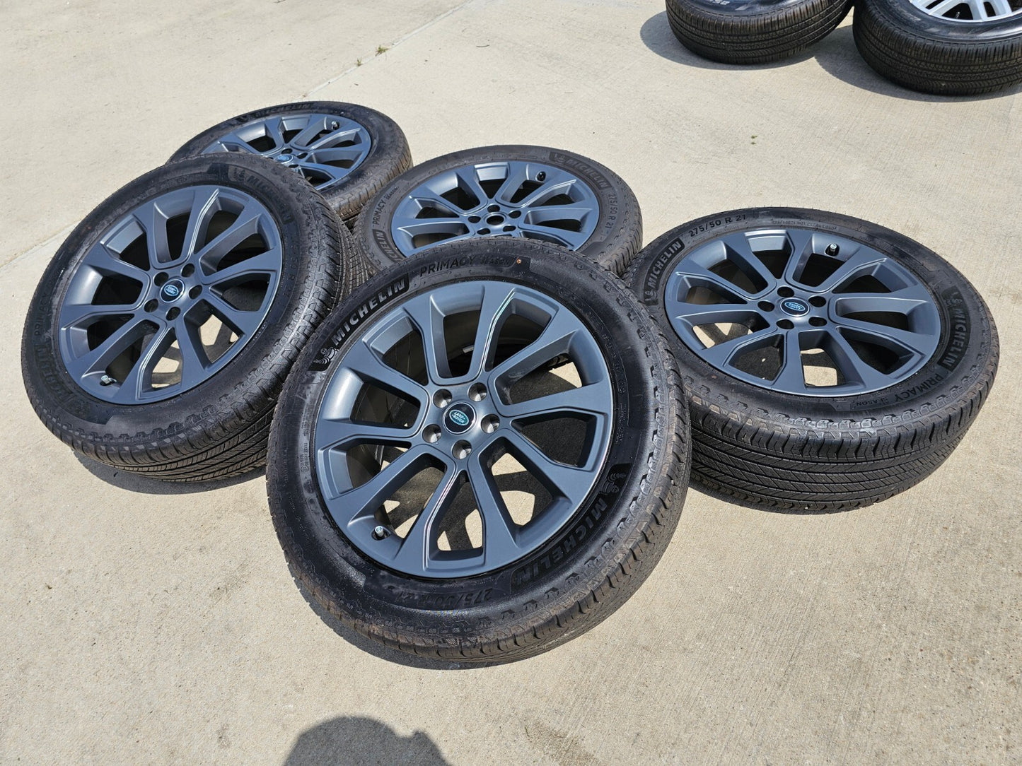 (5) 21" Land Rover DEFENDER OEM Land wheels rims 72384 2023 2024 2025 2026 NEW
