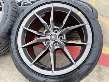 19" Ford Mustang GT Dark Horse OEM 95839 95840 wheels rims 2026 2027 TPMS NEW