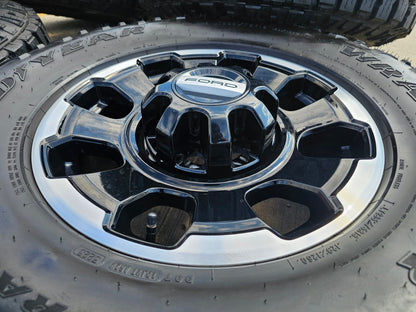 18" Ford F-250 F-350 OEM TREMOR rims wheels 10482 tires SET GOODYEAR DURATRAC AT