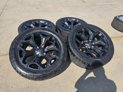 22" Dodge Ram 1500 OEM Laramie wheels LIMITED Gray 2685 2727 tires