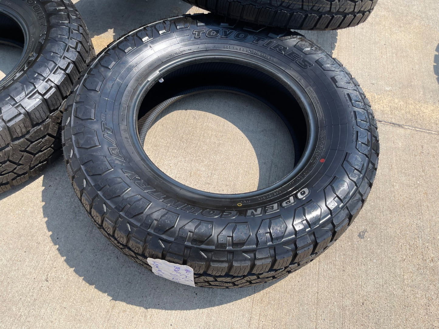 (4) 265/70/18 Toyo Open Country A/T3 tires SET 116H M+S 265/70R18 TAKE OFFS NEW