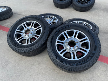 20" Ford F-250 F-350 OEM 3951 3845 LARIAT rims wheels tires MICHELIN DEFENDER