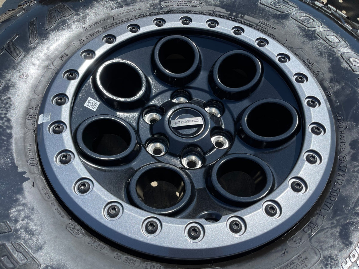 17" Ford F-150 Raptor OEM BEADLOCK 10612 rims wheels BFG KO2 37" SET NEW