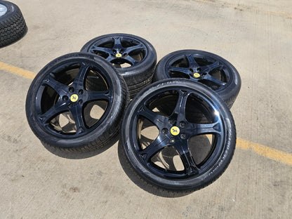 19" Ferrari California OEM 226000 226002 black wheels rims SET tires