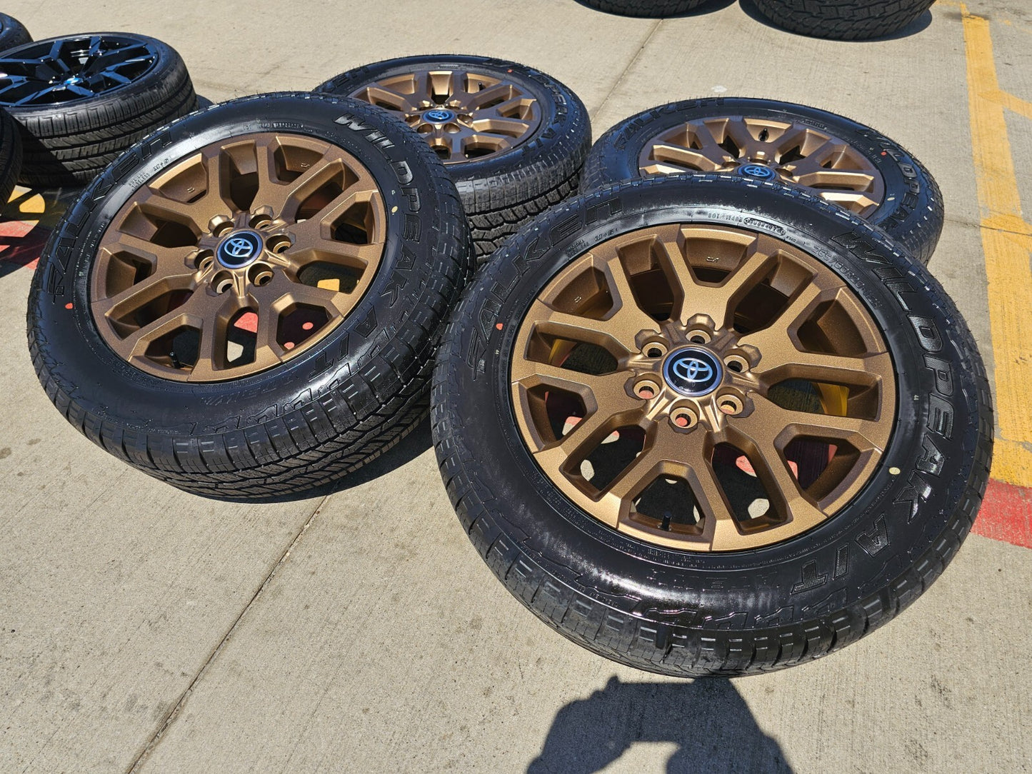 20" Toyota Tundra TSS TRD OEM wheels rims 95359 Sequoia bronze 2025 2026 NEW