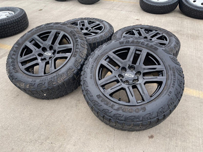 20" Chevy Silverado Tahoe Suburban ZR2 OEM wheels rims 5913 black tires