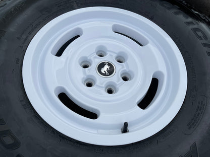 17" Ford Bronco HERITAGE SASQUATCH OEM 10463 wheels rims white 37" BFG NEW