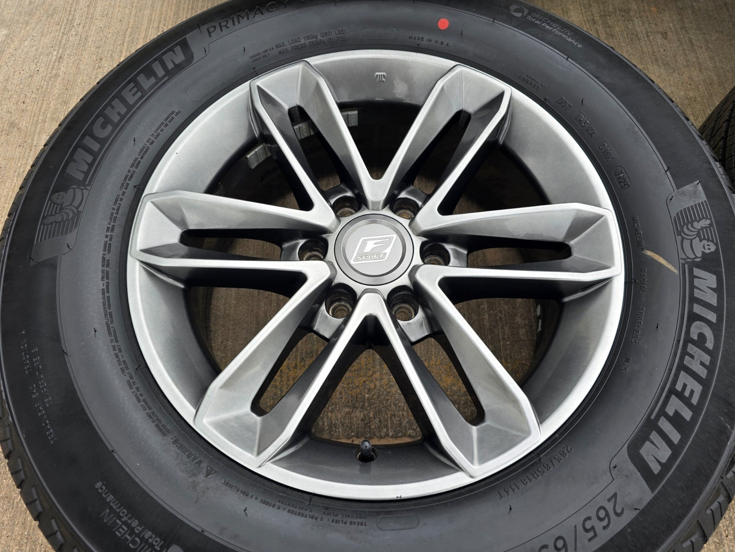 18" Lexus GX460 F Sport Tacoma 4Runner OEM 74294 GX470 wheels rims MICHELIN NEW