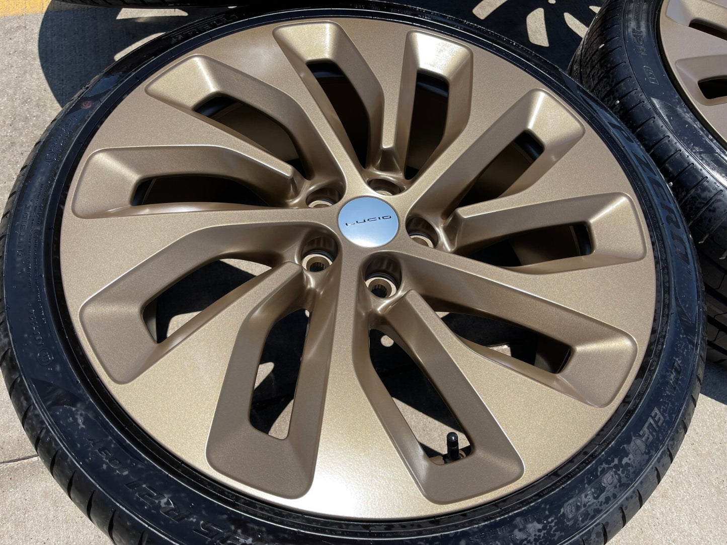 21" Lucid Air OEM Grand Touring 95542 95543 wheels rims 2022 2023 2024 2025 NEW
