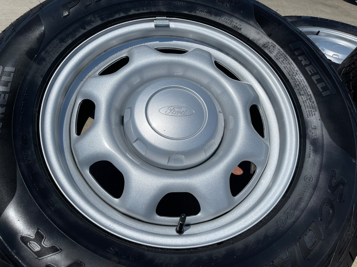 17" Ford F-150 OEM rims wheels 3857 steel 2025 2026 PIRELLI A/T NEW SMOKIN DEAL
