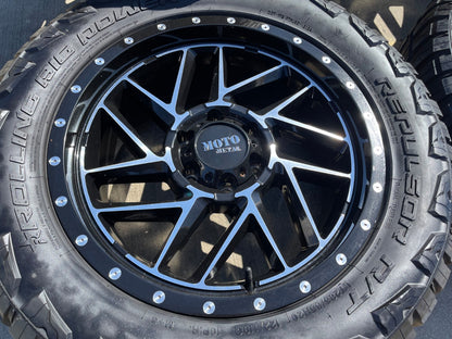 20x9 20" MOTO METAL MO985 Breakout Silverado RAM Tacoma wheels rims 6x139 6x5.5