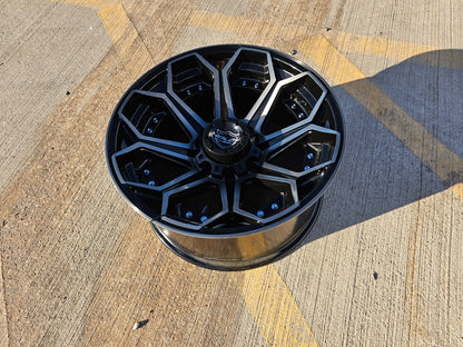 (1) 20x10 4play 4P80R  wheel rim 8x165 NEW ET -24 Chevy GMC Ram 2500 3500