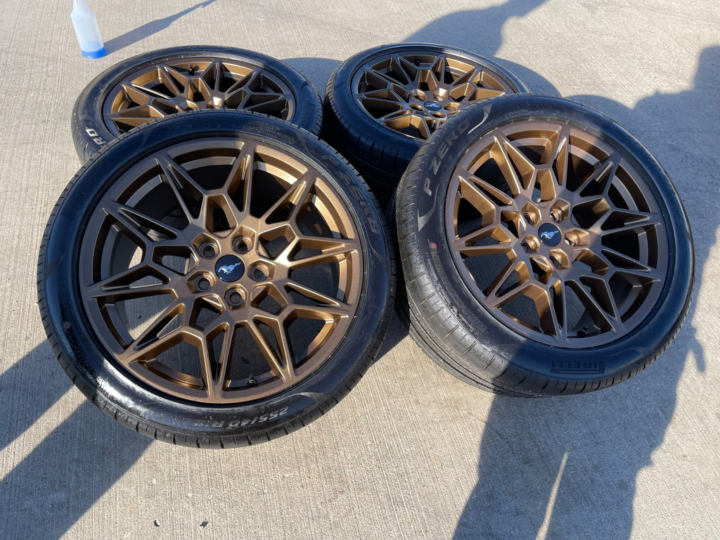 19" Ford Mustang GT Track Pack OEM 10600 10603 Bronze wheels rims 2025 2026 NEW