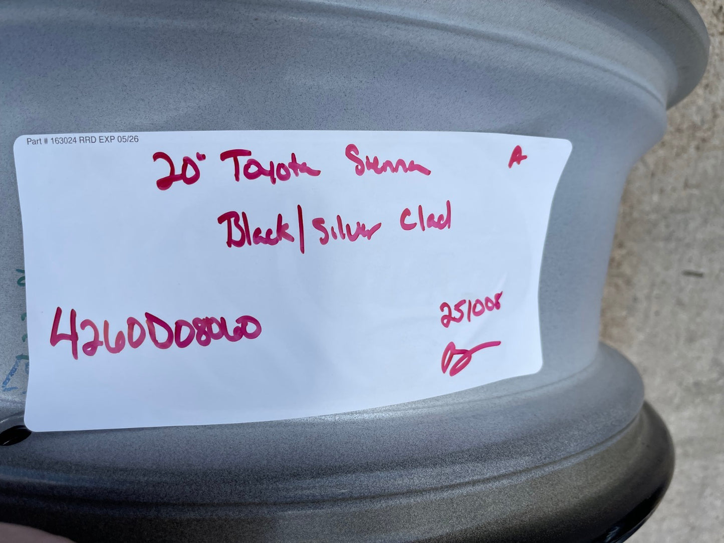 20" Toyota Sienna OEM 69167 rim wheel Venza Rav4 CH-R 2022 2023 2024 2025 2026