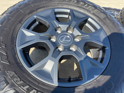 18" Lexus GX550 OEM wheels rims Toyota Land Cruiser Tundra Sequoia TOYO A/T3