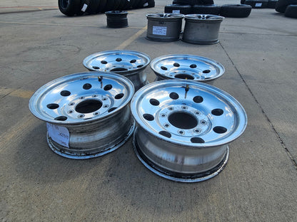 16" Ford F-250 F-350 Excursion OEM 3338 polished wheels rims SET