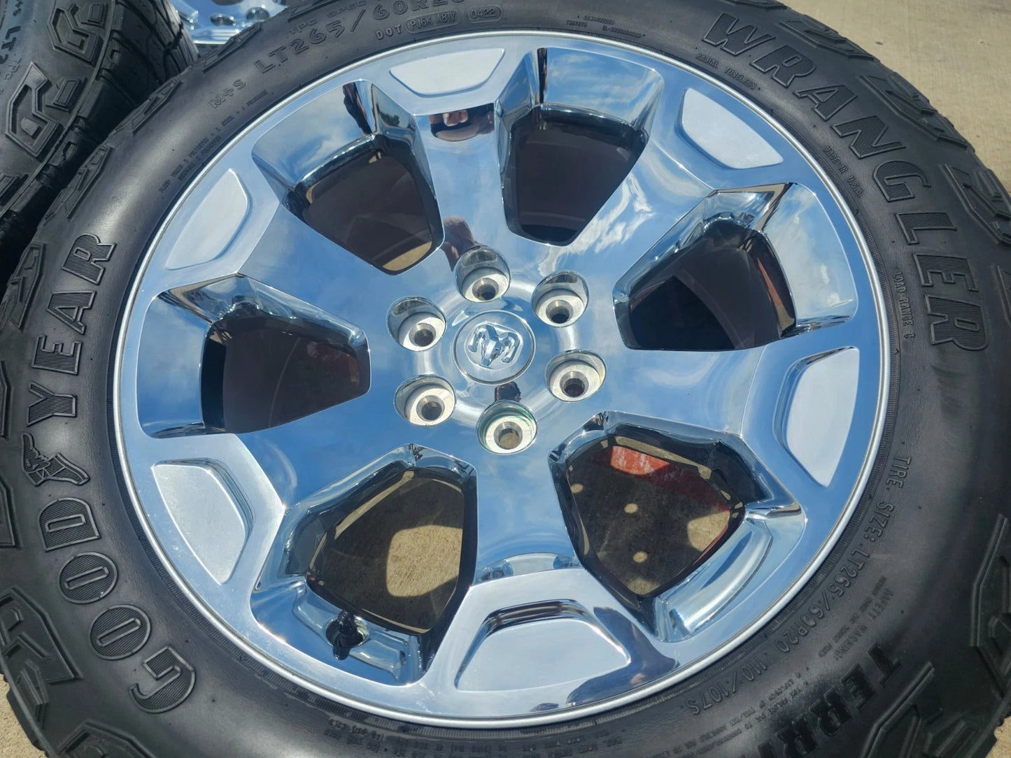 20" Dodge Ram 1500 OEM Laramie CHROME 2680 wheels rims 2022 2023 2024 2025 2026