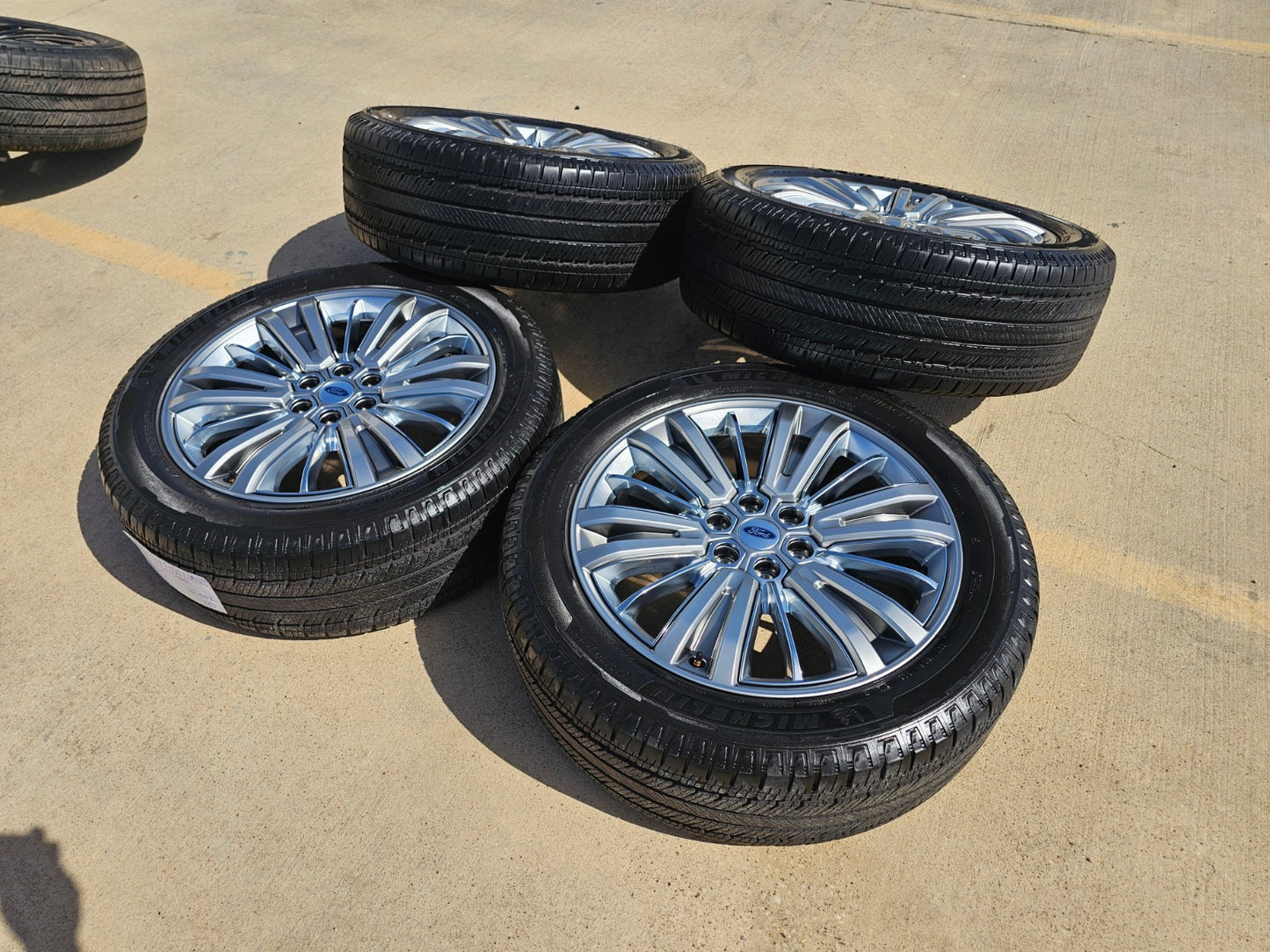 22" Ford F-150 LIMITED OEM rims wheels 10622 SET Expedition 2025 2026 MICHELIN