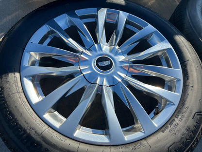 22" Cadillac Escalade Platinum OEM wheels rims 95026 4873 tires NEW