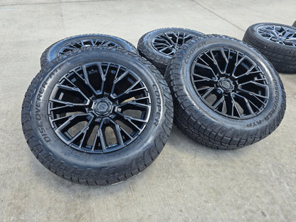 20x9 Fuel Rebar D847 Chevy Silverado RAM Tacoma wheels rims 6x139 6x5.5 tires