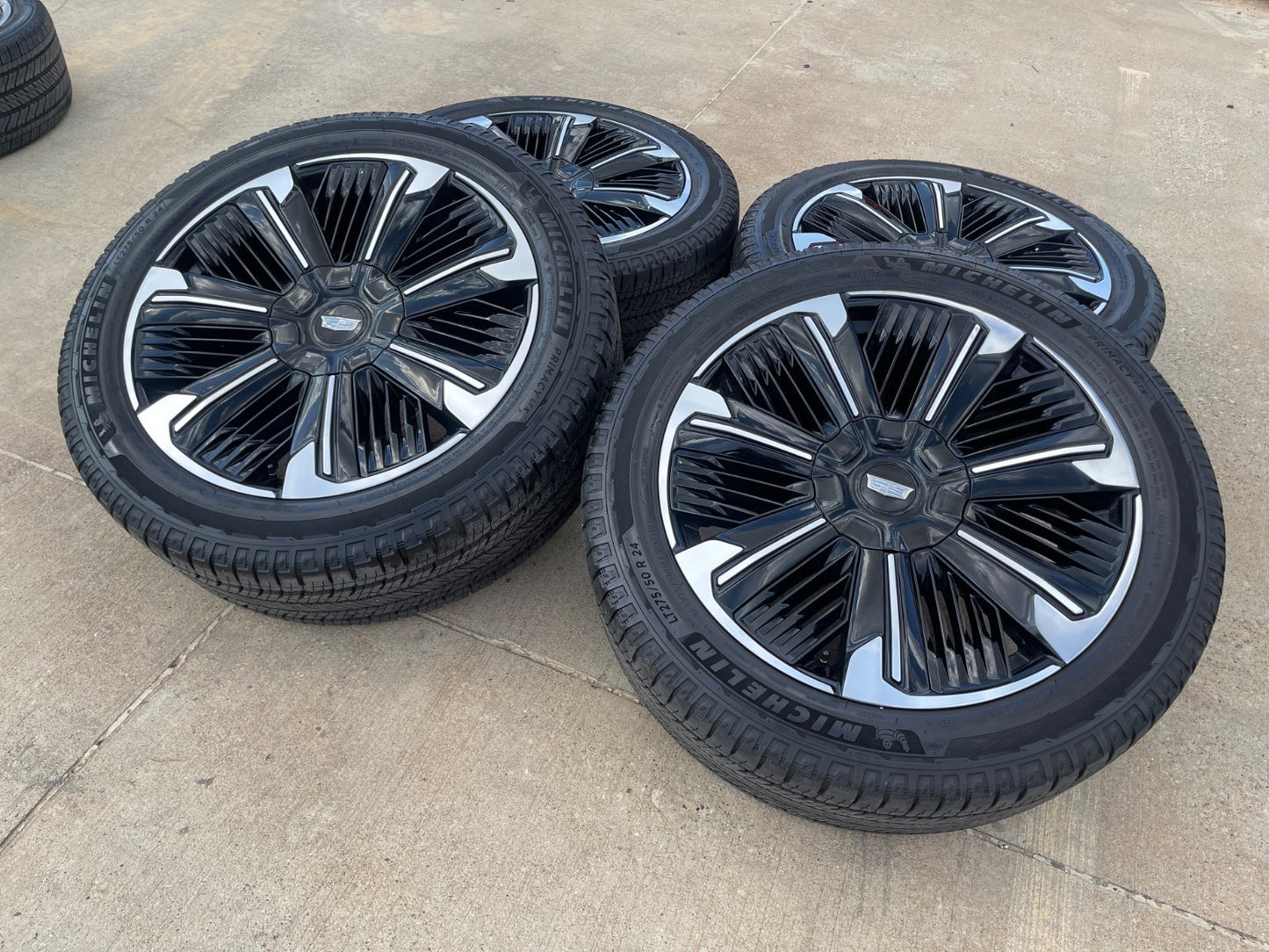 24" Cadillac Escalade IQ EV OEM 4893 wheels rims Hummer 2025 2026 2027 SET NEW