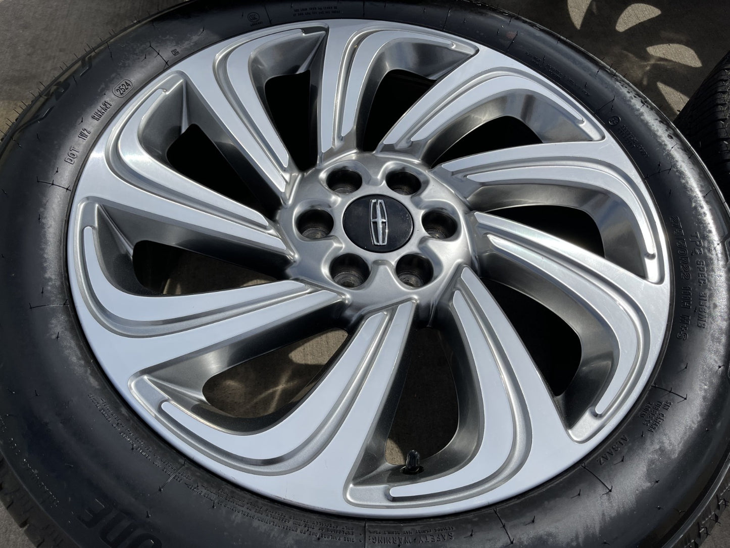 22" Lincoln Navigator BLACK LABEL OEM 10497 rims wheels BRIDGESTONE GREAT DEAL